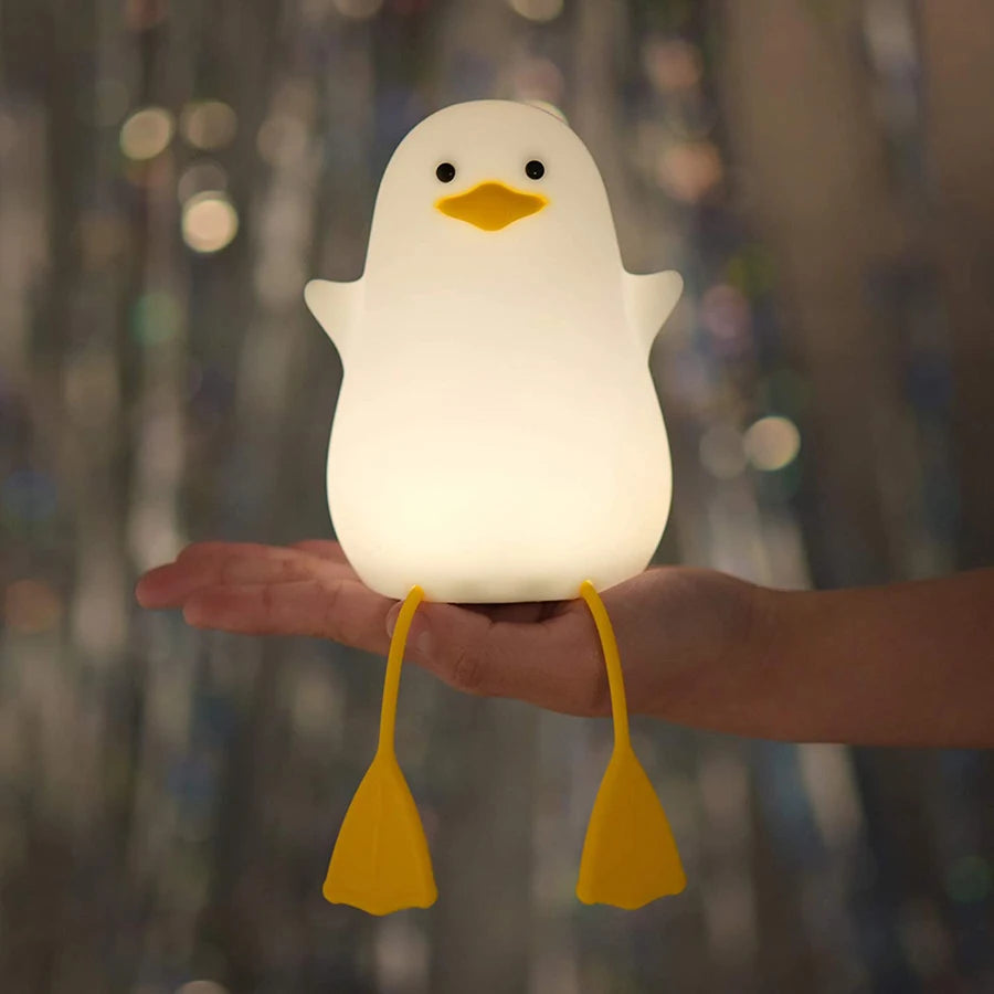 LED Night Light Bird(Duck/Seagull) Silicone Lamp - 2 Styles