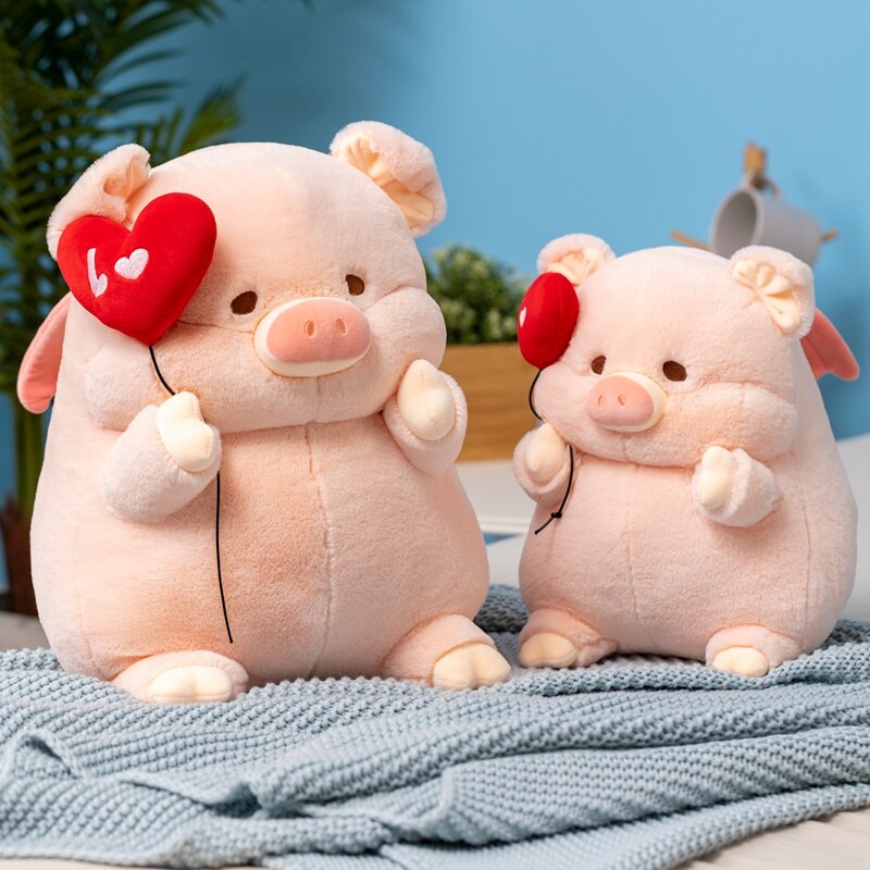 Cute Pig with Heart Plush Toys 20/30/40/50cm