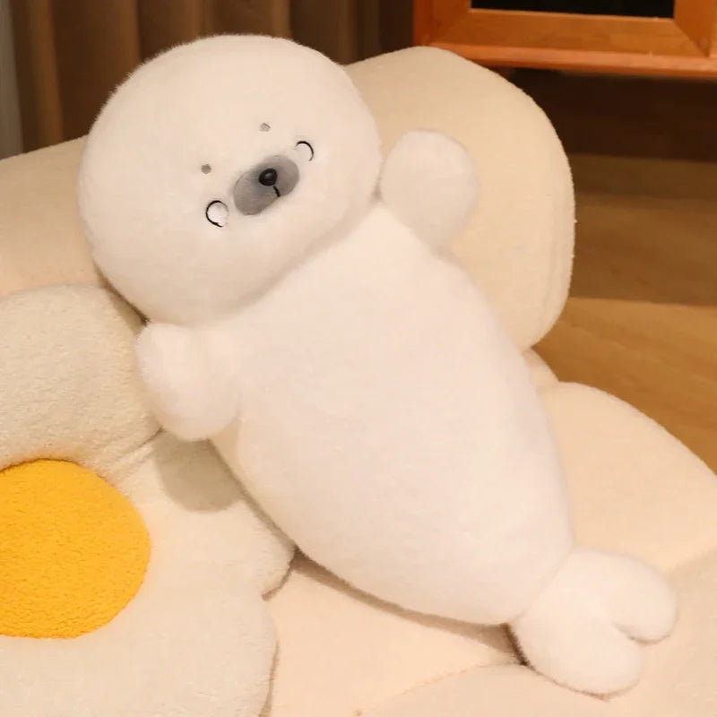 Cute White Seal Plush Toys 70cm - 6 Styles