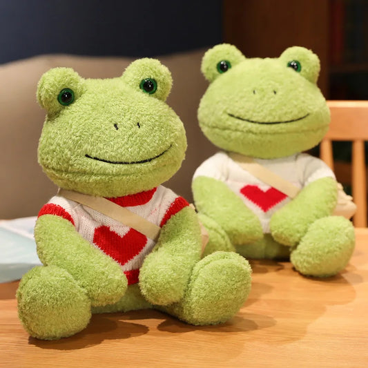 Cute Frog  With Dress Up Plush Toys 25cm - 14 Styles