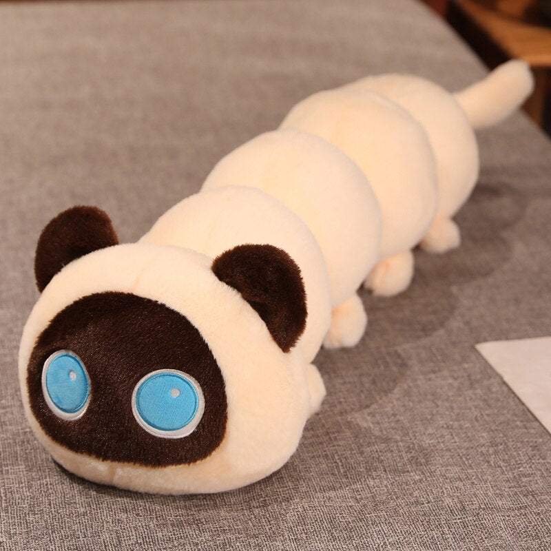 Funny Caterpillar Cat Hybrid Plush Toys 50/80/130cm