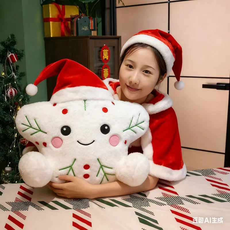 Christmas (Tree/Snowflake/Gingerbread Man) Plush Toys - 4 Styles