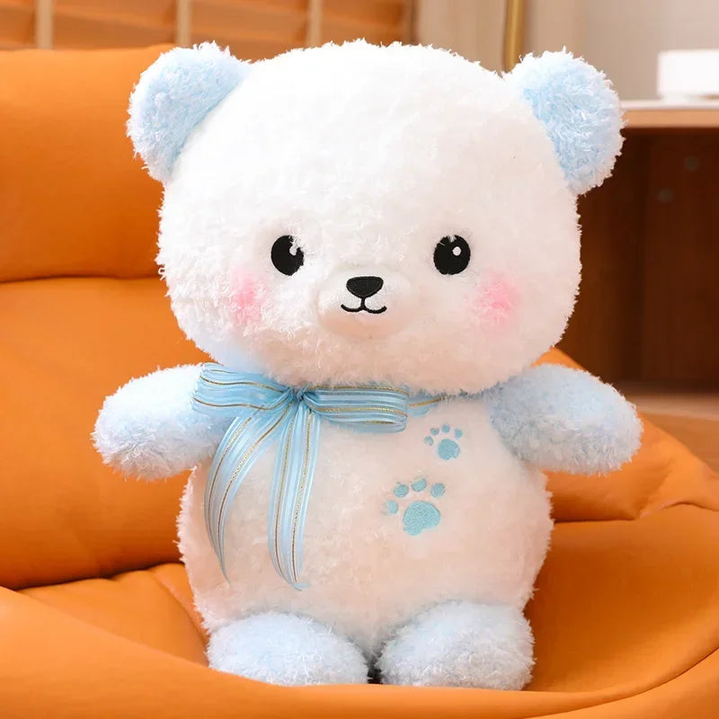 Cute Bear Plush Toy 35/45/60cm - Grey/Blue