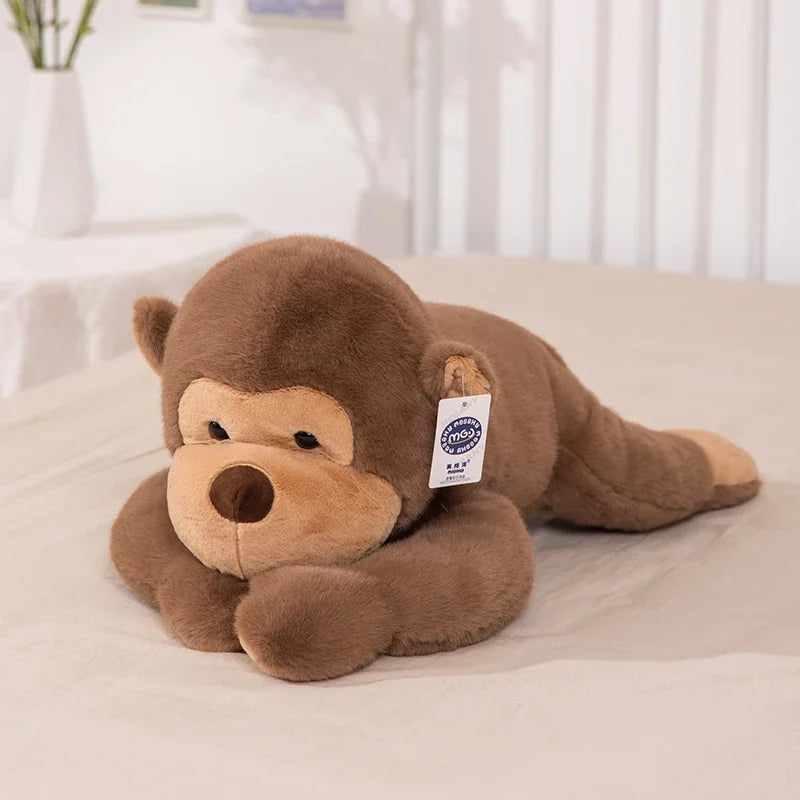 Cute Lying Monkey/Seal/Sloth Plush Pillow Toys 31/47/65cm