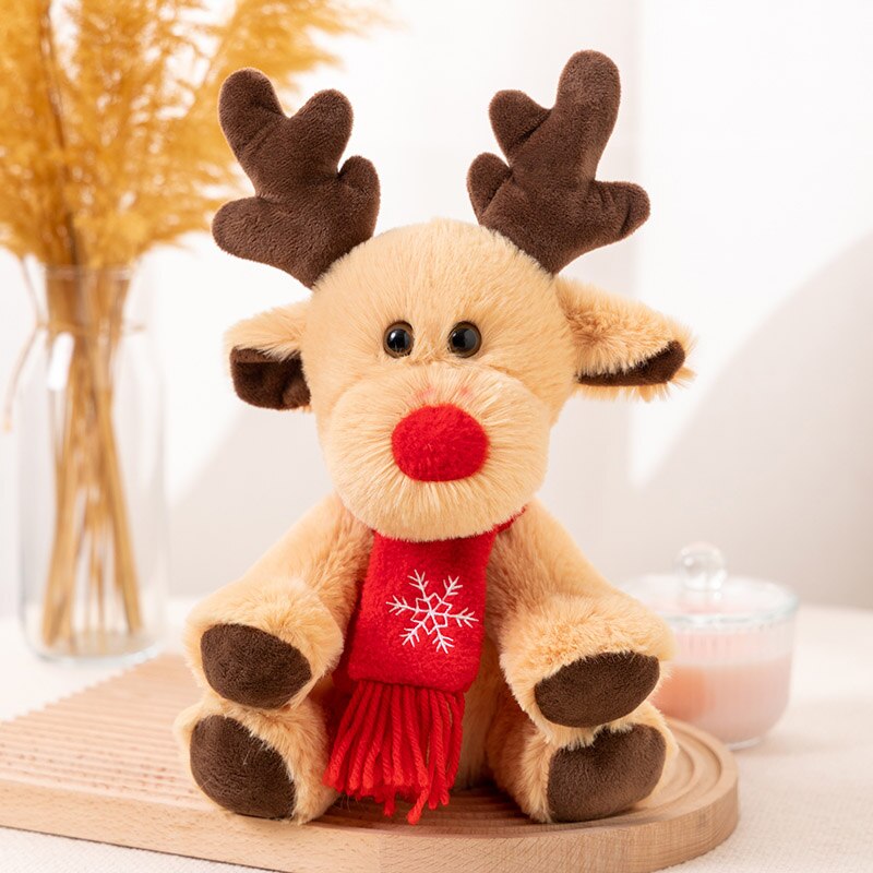 Christmas (Reindeer/Elf/Santa Claus/Elephant/Dog) Plush Toys 23-25cm