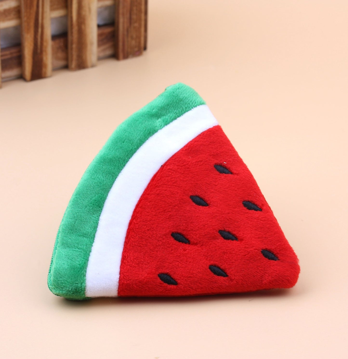 Fruit Coin Purse Plush Keychains - Orange/Strawberry/Watermelon/Pineapple