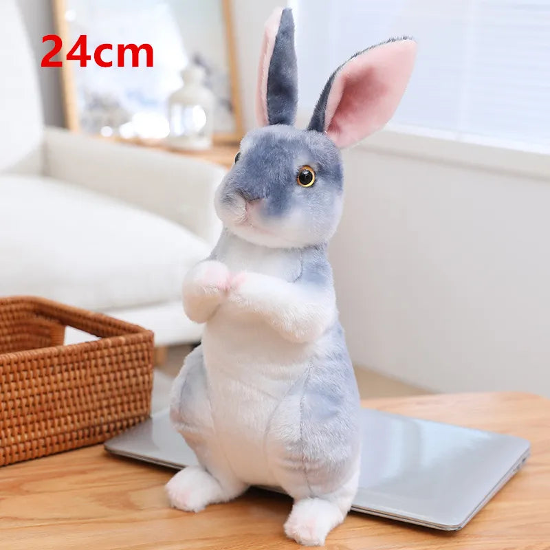 Long Ears Rabbit Lifelike Plush Toys 13/16/18/24cm - 17 Styles