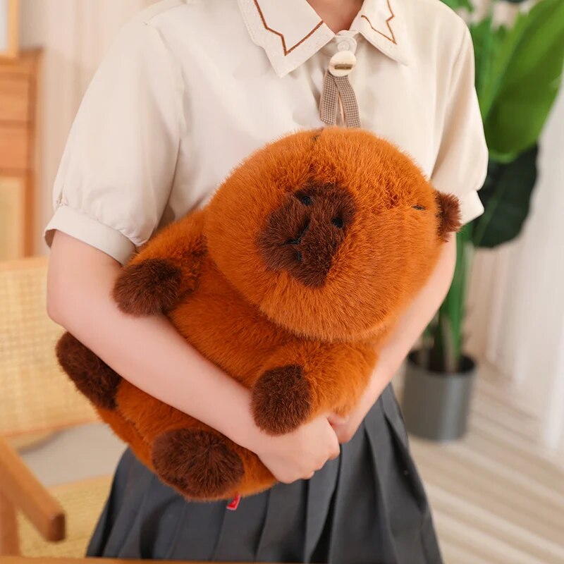 Cute Fluffy Capybara Plush Toys 25/35cm - 2 Styles