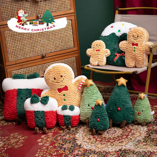 Christmas (Tree/Wreath/Gingerbread Man/Present) Plush Toys 20-40cm