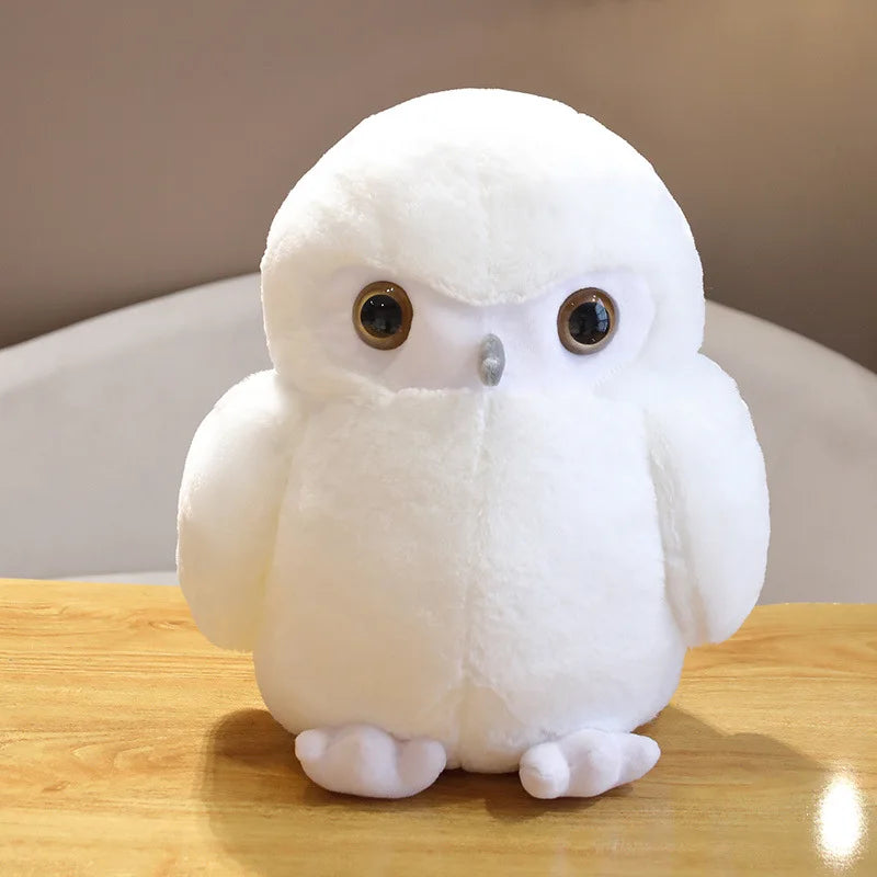 Cute Bird (Owl) Plush Toys 30/40cm - White/Brown