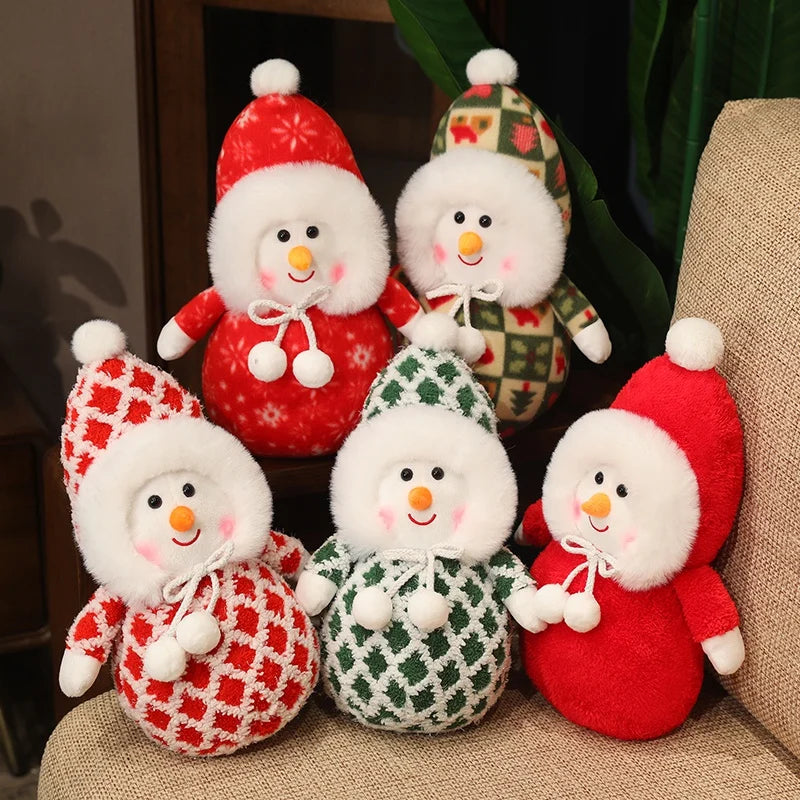 Christmas (Snowman) With Dress Plush Toys 35cm - 6 Styles