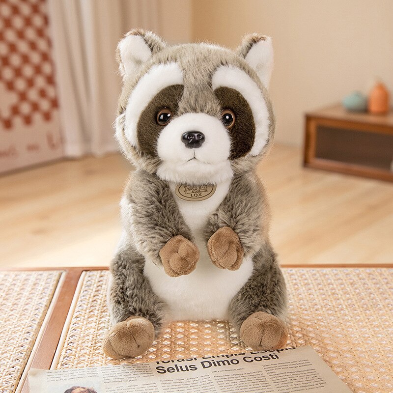 Standing Raccoon Plush Toys 17/23/30cm - 3 Styles