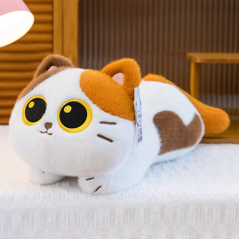 Lying Cats(Siamese/Calico/Black/Cow) Plush Toy 25/45cm