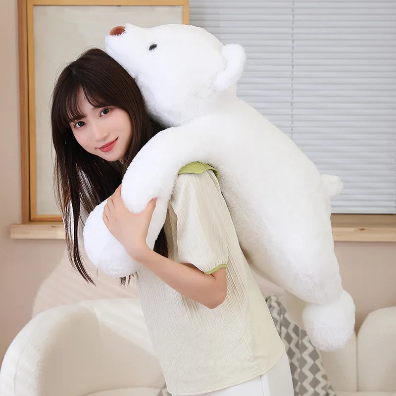 Lying Animal (Polar Bear/Brown Bear) Plush Toys - 60/80/100/120cm