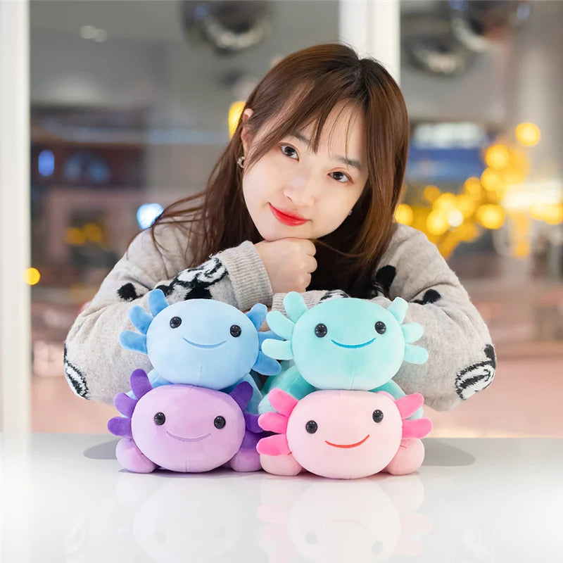 Cute Axolotl Plush Toys 30cm - Green/Blue/Pink/Purple