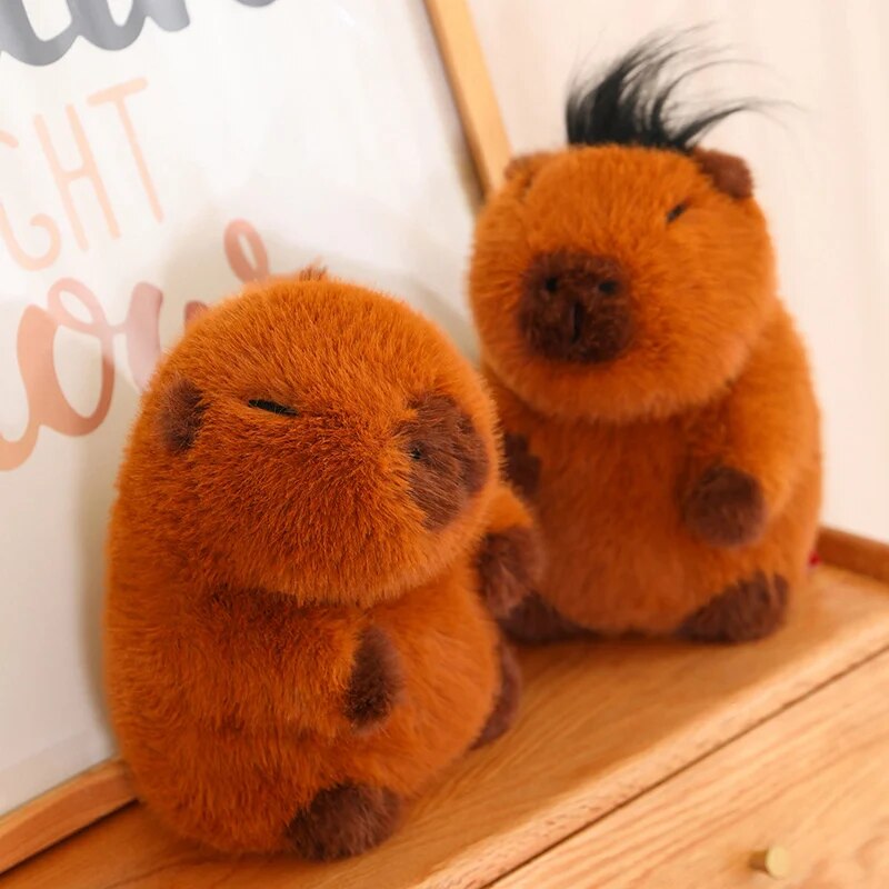 Cute Fluffy Capybara Plush Toys 25/35cm - 2 Styles