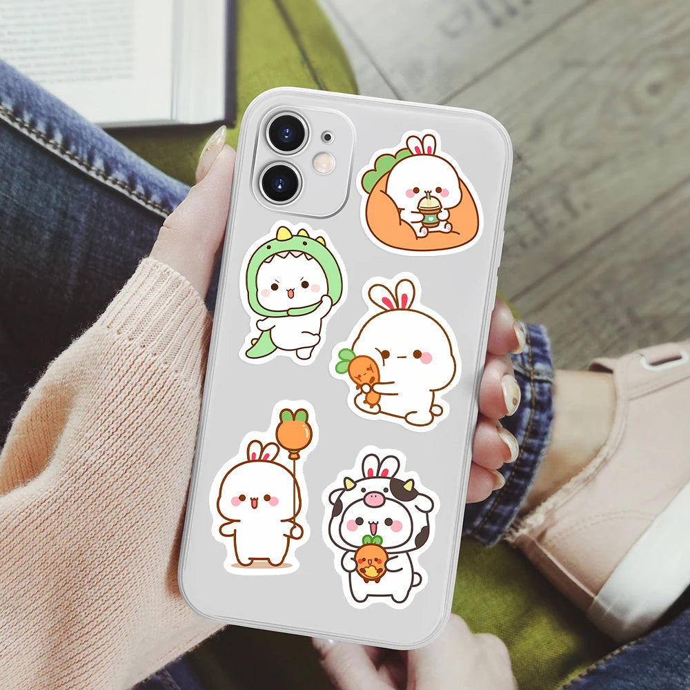 50 pcs Cute/Kawaii Bunny/Rabbit Stickers - V2