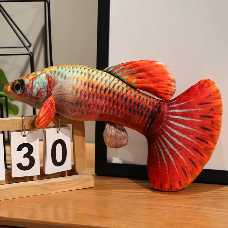 Fish (Guppy) Lifelike Plush Toys 40/60cm - 8 Styles