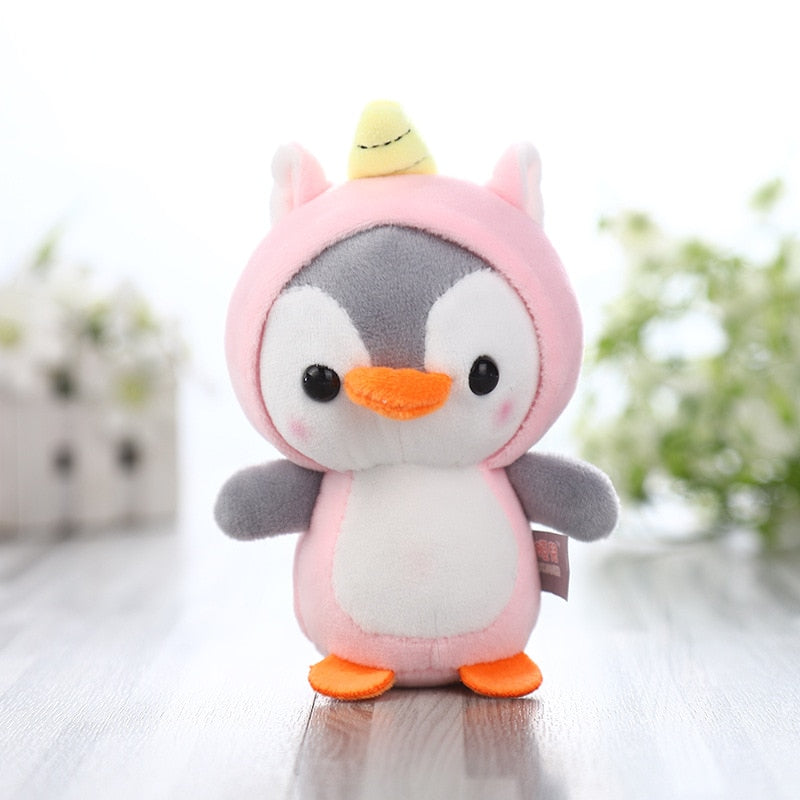 Penguin (Animal Dress Up) Plush Keychains 13cm 4 styles