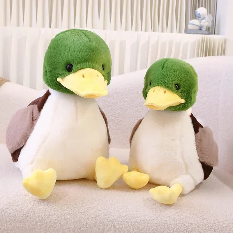 Cute Duck Plush Toys 32/44cm - Green/Yellow