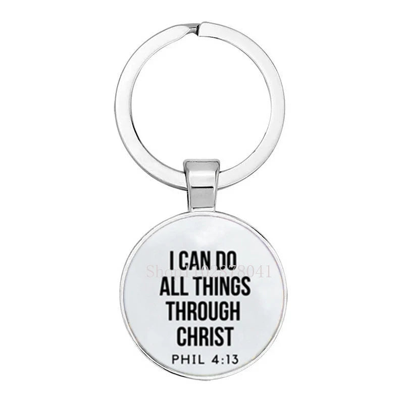 Keychain With The Bible Verse - 10 Coices