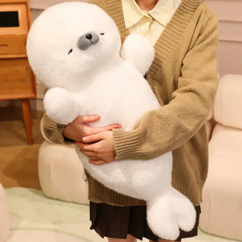 Cute White Seal Plush Toys 70cm - 6 Styles