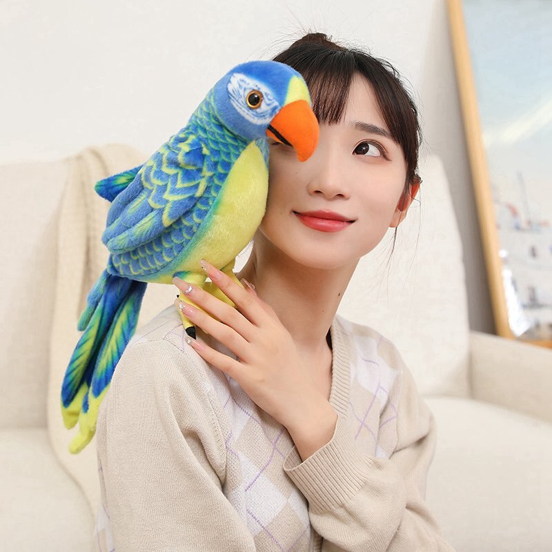 Parrot Lifelike Plush Toys 50cm/70cm - 6 styles