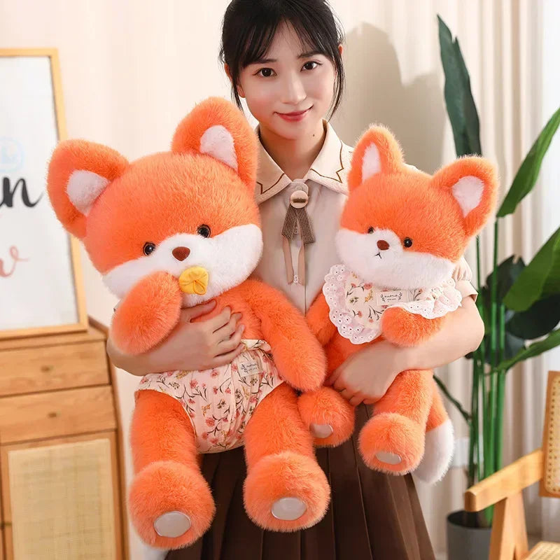 Cute Baby Animal (Rabbit/Cat/Bear/Fox) Plush Toys 45/60cm - 5 Styles