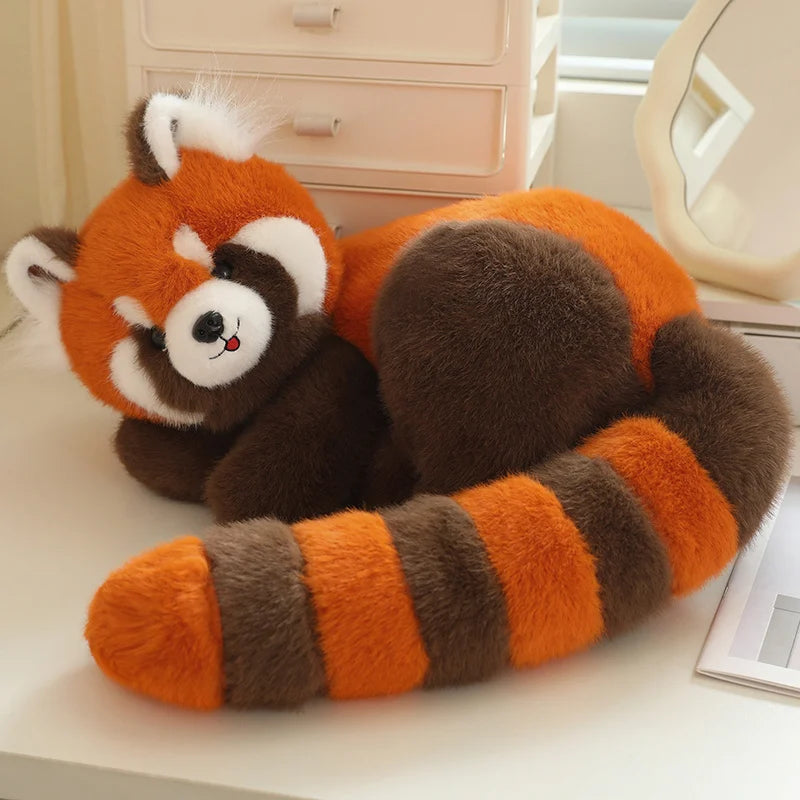 Cute Lying Red Panda Plush Toys 50/70/100cm