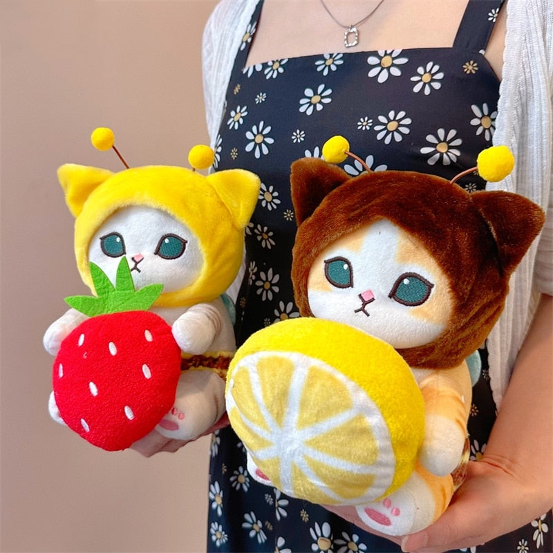 Mofusand Cat With Honeybee Dress Up Plush Toys/Keychains - 8 styles