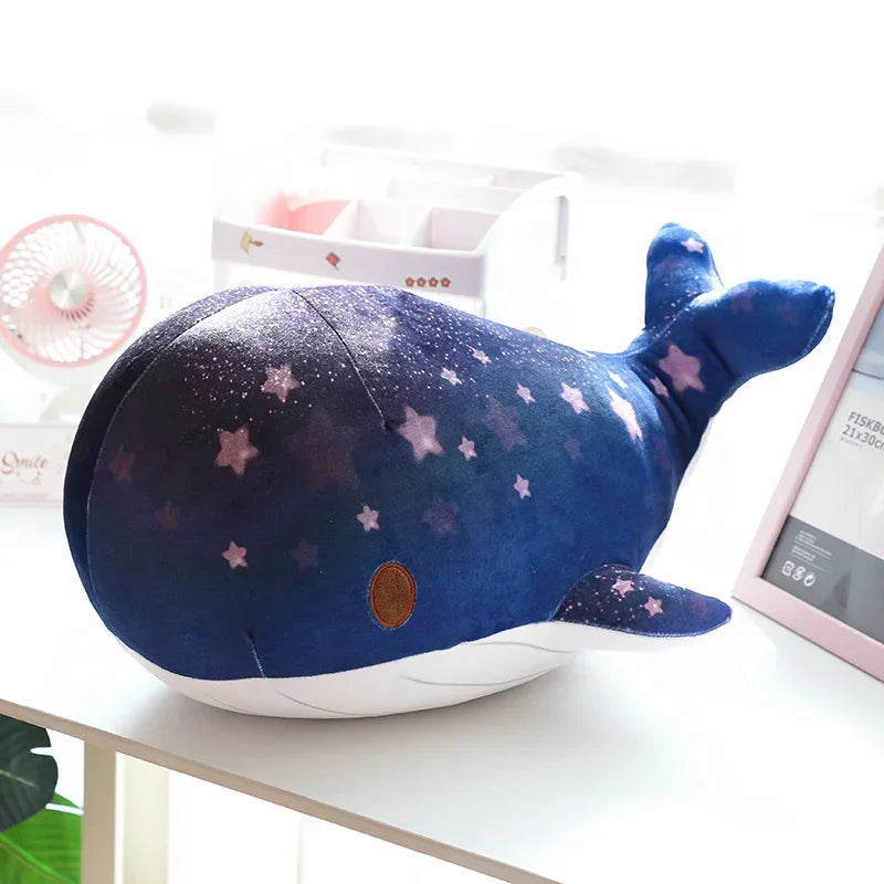 Cute Colourful Whale Plush Toys 40/50cm - Pink/Blue