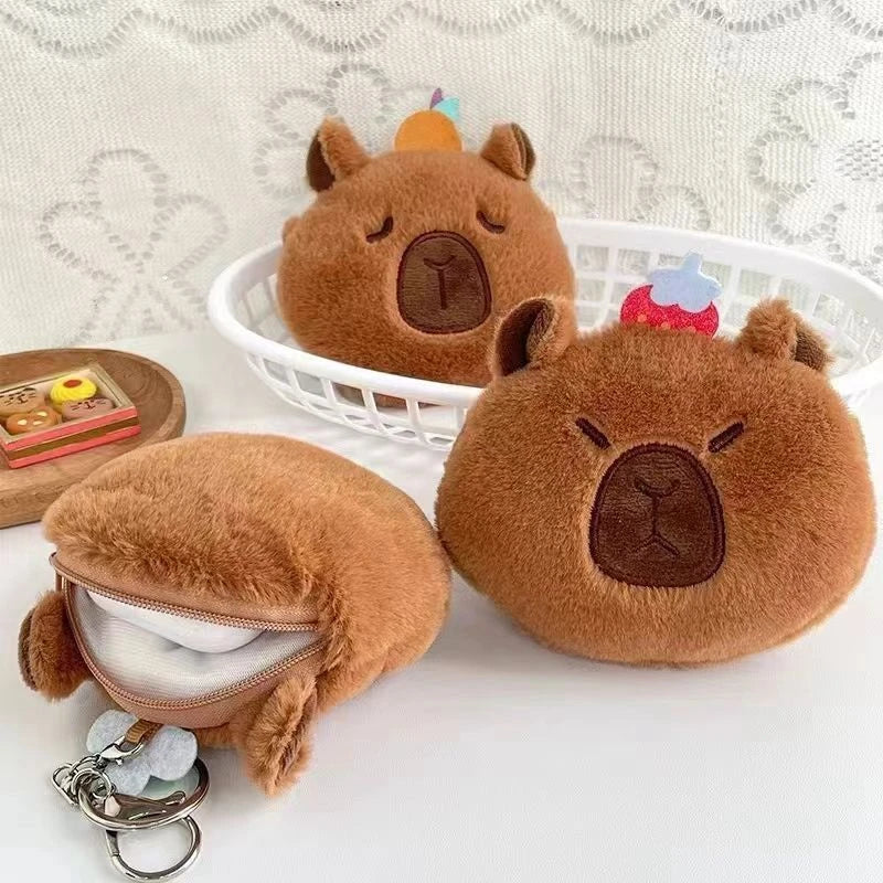 Cute Capybara Plush Keychains - 4 styles