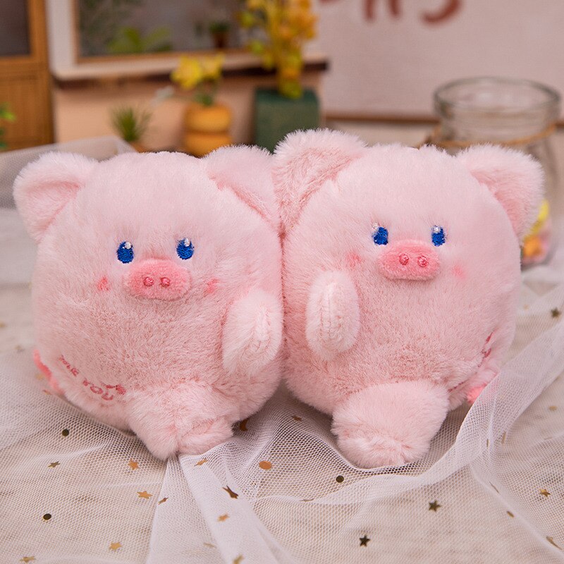 Magnetic Couple Animal(Rabbit/Bear/Panda/Dog/Pig) Plush Keychains 2Pcs - 12 Styles