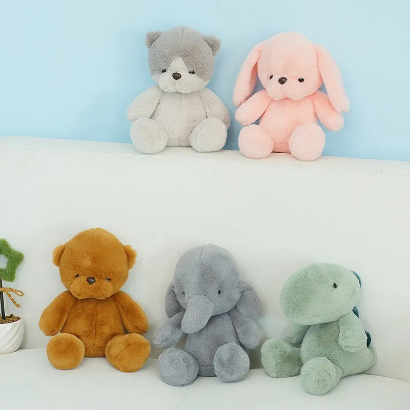 Cute Animal (Elephant/Dinosaur/Bear/Dog/Rabbit) Plush Toys 23cm