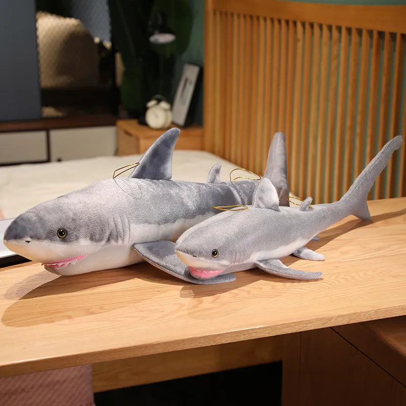 Great White Shark Plush Pillow Toys 50-60/90-100/130-140cm