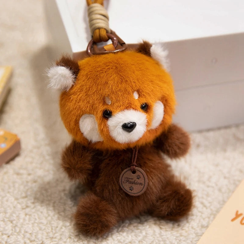 Cute Animal Plush Keychain 12cm - Pig/Cat/Dino/Elephant/Capybara/Duck/Panda/Rabbit/Penguin/Red Panda/Fox/Sloth