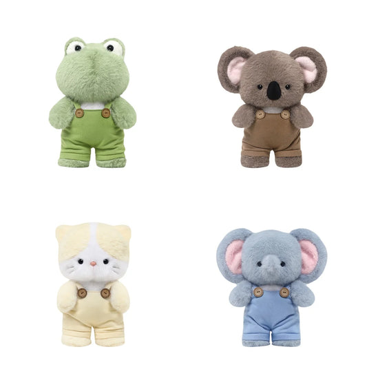 Cute Animal (Frog/Cat/Koala/Elephant) With Clothes Plush Toys 28cm