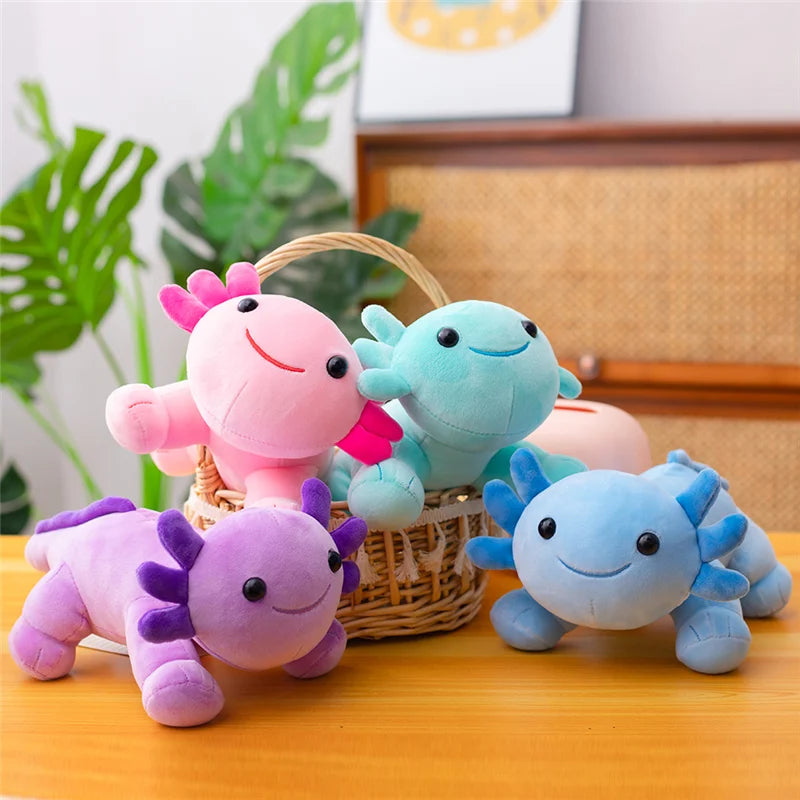 Cute Axolotl Plush Toys 30cm - Green/Blue/Pink/Purple