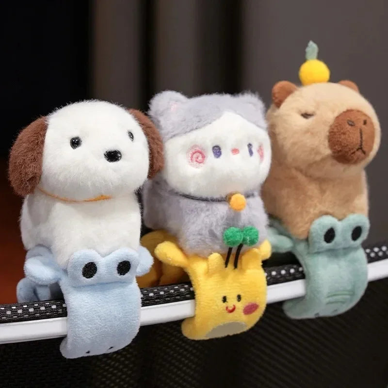 Cute Animal (Dog/Capybara/Cat) Plush Slap Band - 3 Styles