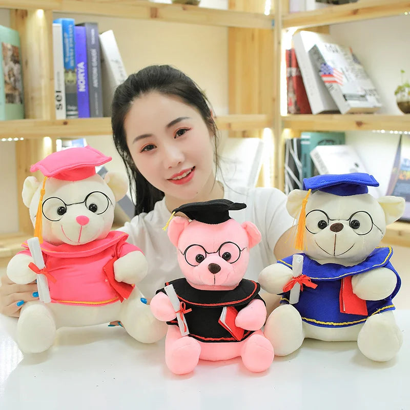 Cute/Kawaii Teddy Bear Graduation Plush Toys 18/23/28/35cm -8 styles