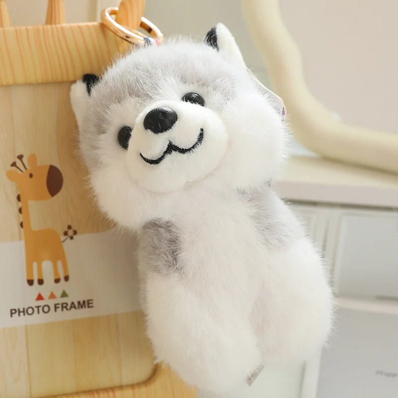 Cute Dog Plush Keychains 14cm - 5 Styles