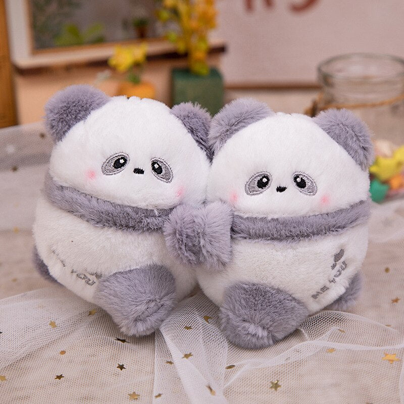 Magnetic Couple Animal(Rabbit/Bear/Panda/Dog/Pig) Plush Keychains 2Pcs - 12 Styles