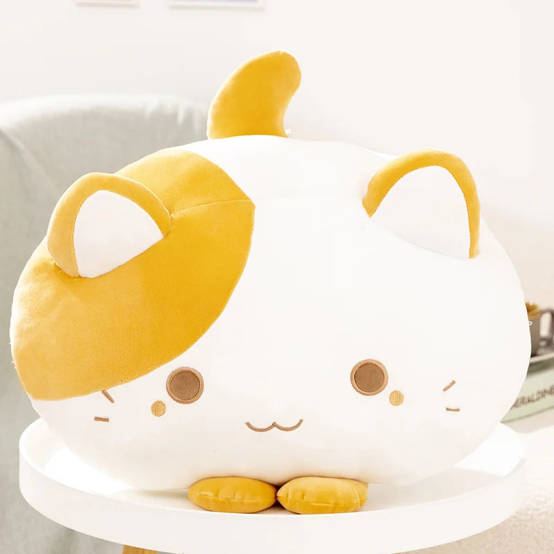 Cute Cats Plush Pillow Toys 50cm - Yellow/Black