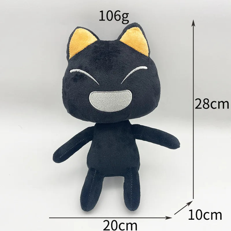 Cute Black/White Cat Plush Toys 27-30cm (4 Styles)