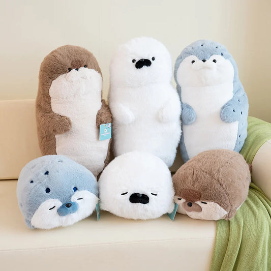 Cute Brown/Blue/White Seal Plush Toys 40/70cm