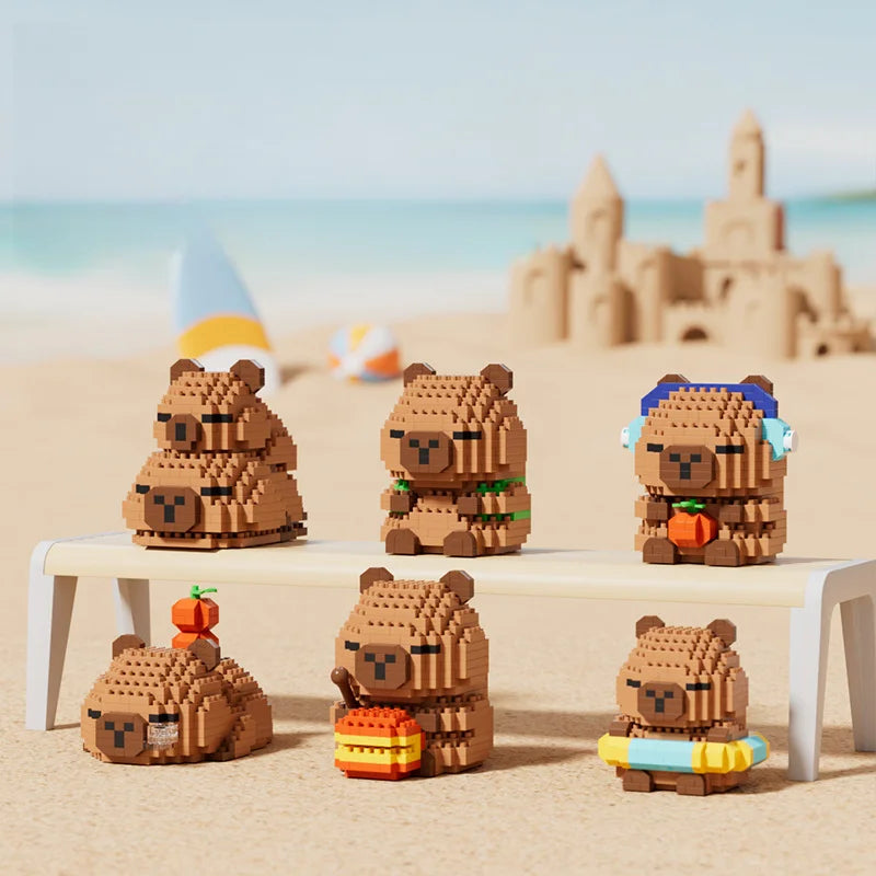Capybara Mini Building Blocks - 6 Styles (V2)