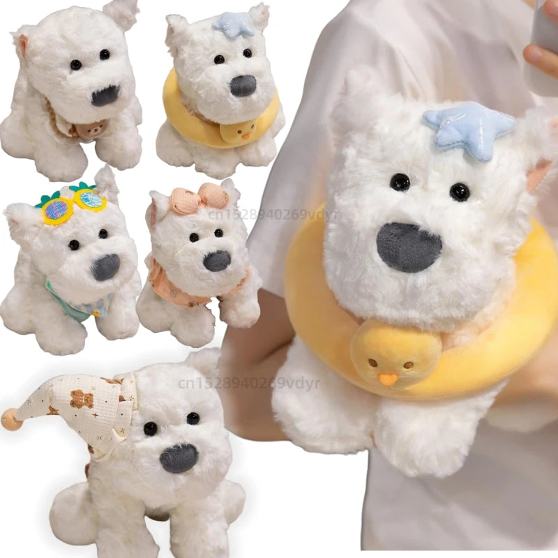 Dog (West Highland White Terrier) Plush Toys 23cm - 5 Styles