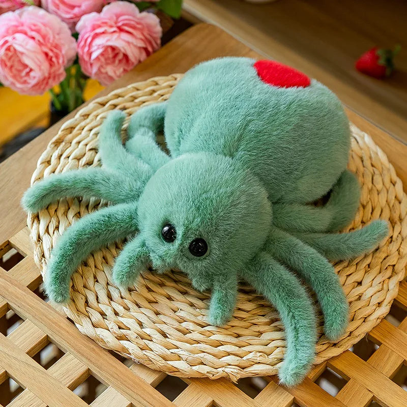 Cute Spider Plush Toys 25cm - Green/White/Black/Pink