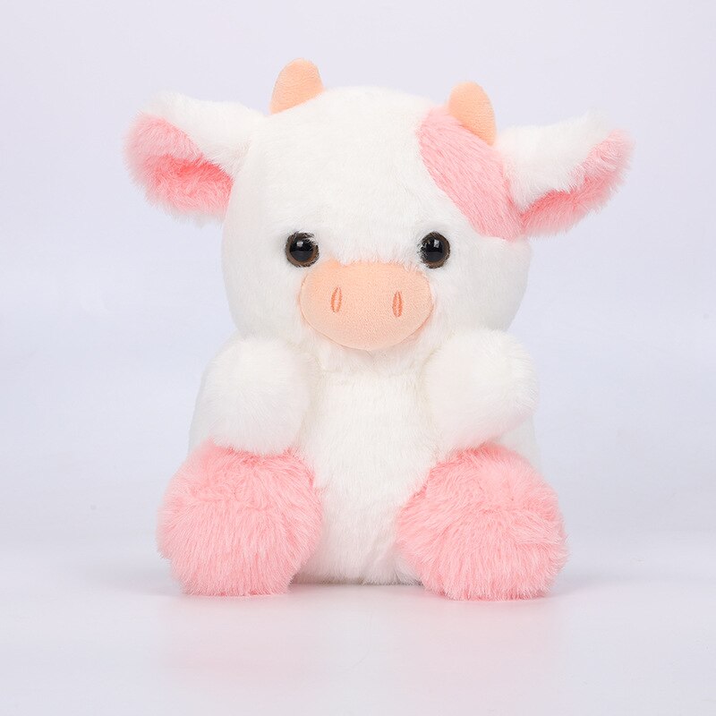 Cute Cow Plush Toys 20cm -Pink/Black/Purple/Blue/Yellow/Green