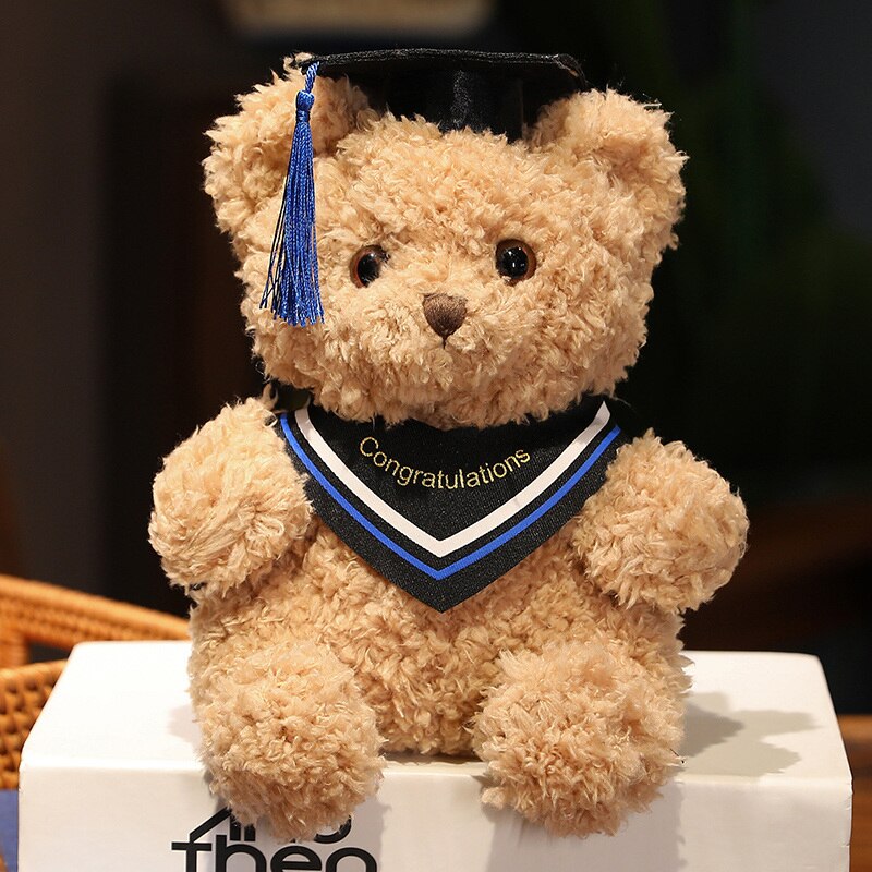 Cute Teddy Bear Graduation Plush Toys 23cm 8 styles